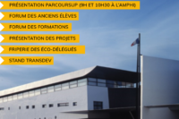 Flyer A4 Journée Portes Ouvertes Rentrée École Simple